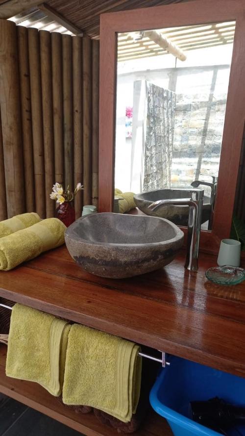 Brahmanhut - Eco Hut Experience In Harmony With Nature, Wellbeing And Spirit Bain Boeuf Exteriör bild